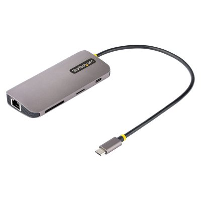 STARTECH.COM Startech 115b Multiport Usb-c To Rj45/hdmi/usb-c/usb-a Adapter Argent&eacute;