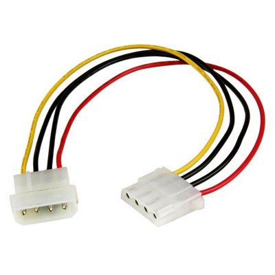 STARTECH.COM Startech 30cm Lp4 Power Extension Cable M/f Noir