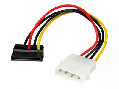 STARTECH.COM Startech 6&acute;&acute; Lp4 To Left Angle Sata Adapt Noir