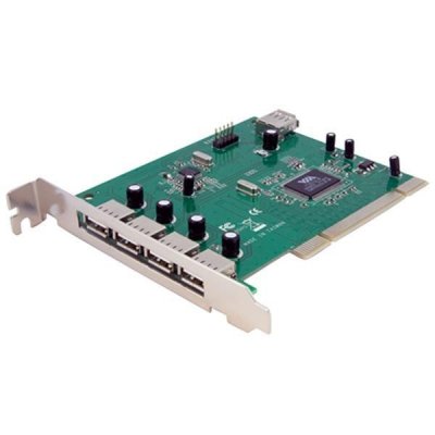 STARTECH.COM Startech 7 Port Pci Usb Card Adapter Vert,Argent&eacute;