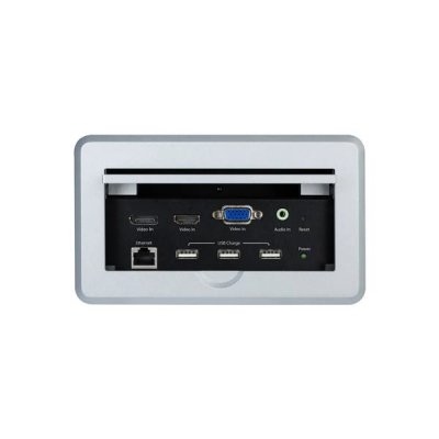 STARTECH  Bo&icirc;tier de connexion - Pour table de r&eacute;union avec entr&eacute;es DisplayPort, HDMI et VGA