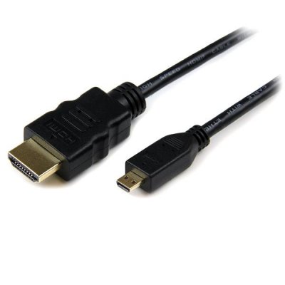 STARTECH.COM  C&acirc;ble micro HDMI / HDMI High Speed Ethernet - 1 m