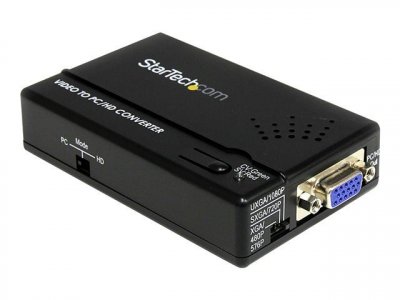 STARTECH.COM  Convertisseur de balayage composite et S-vid&eacute;o vers VGA - Neuf