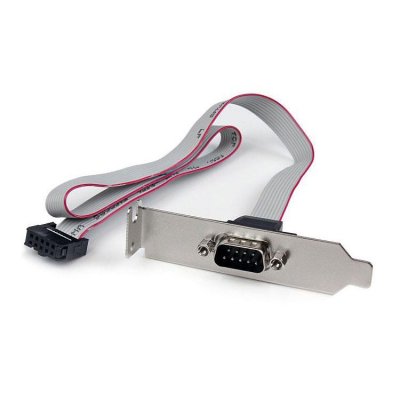 Startech Db9 Serial Port Bracket Header Argent&eacute;