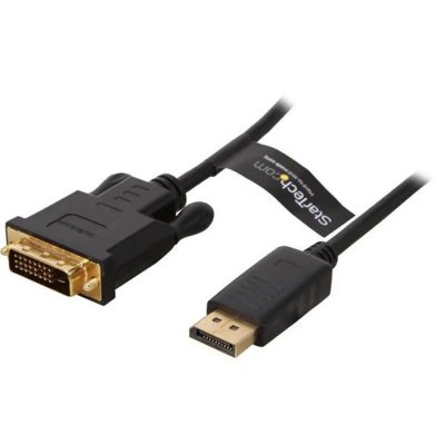 STARTECH.COM StarTech DP2DVIMM3BS C&acirc;ble DisplayPort 91,5 cm Noir