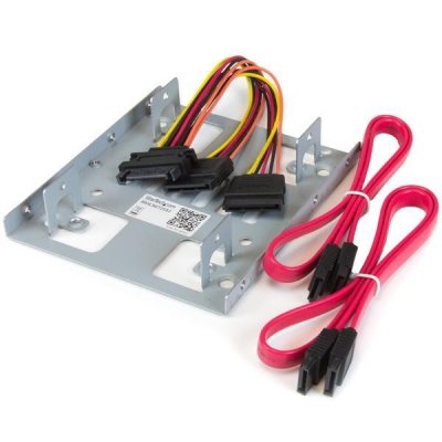 STARTECH.COM Startech Dual 2.5&acute;&acute; Sata Hdd To 3.5&acute;&acute; Mount Bracket Noir