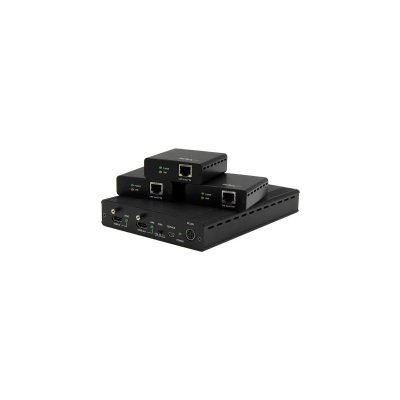 STARTECH.COM STARTECH Kit extendeur HDBaseT 3 ports avec 3 r&eacute;cepteurs - Splitter HDMI 1x3 via Cat5