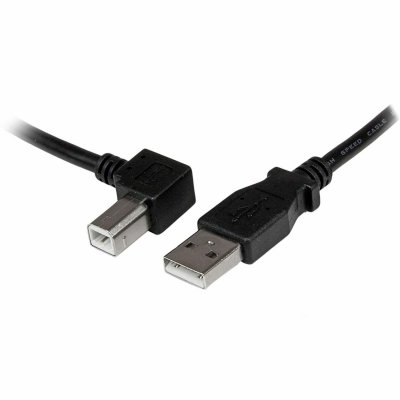 STARTECH.COM Startech Usb 2.0 A To Left Angle B Cable M/m 3 M Noir