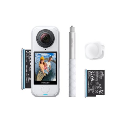 INSTA360 Starter Bundle Cam&eacute;ra 360  X4 Air Blanc arctique
