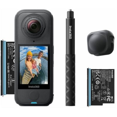 INSTA360 Starter Bundle Cam&eacute;ra 360  X4 Air Noir graphite