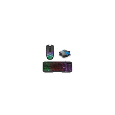 GENERIQUE Starter Pack Gamer Fury 3 en 1 Clavier Souris Convertisseur Switch XB1 PS4
