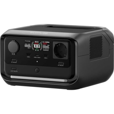ECOFLOW Station &eacute;lectrique  River 3 Plus 1200 W Gris Anthracite