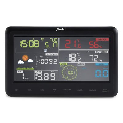 ALECTO Station Meteo  Ws55000 Couleur Avec Capteur Exterieur