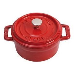 STAUB  Cocotte en Fonte, Ronde, &Oslash; 20 cm, 2,24 L, Cerise