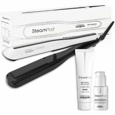 L OREAL PROFESSIONNEL Steampod 3.0 lisseur + cr&egrave;me cheveux epais 150 ml + s&eacute;rum 50 ml