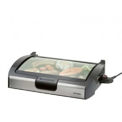 STEBA  VG200 Grill de Table Surface Lisse et Rainur&eacute;e Inox 2200 W