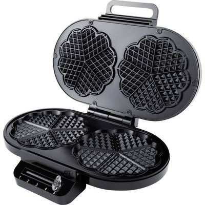 STEBA  WE 2 Double gaufrier voyant lumineux, rabattable, rev&ecirc;tement anti-adh&eacute;sif noir 