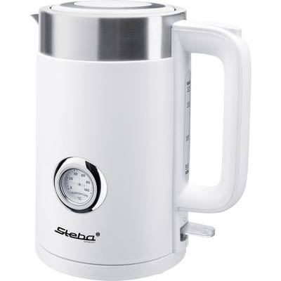 STEBA  WK 10 BIANCO bouilloire 1,7 L 2200 W Acier inoxydable, Blanc