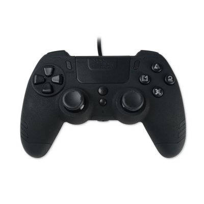 STEELPLAY  - Slimpack - Manette filaire, Double vibration, PS4/PS3/PC Noir