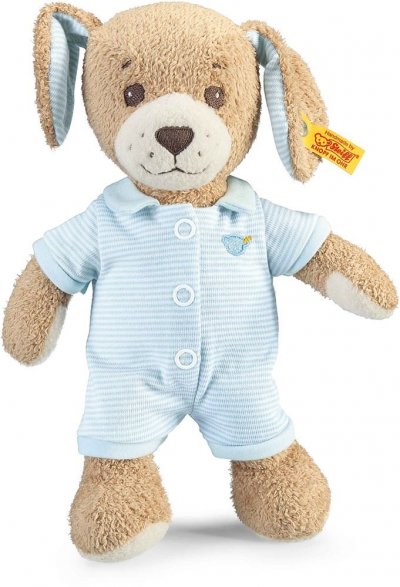 STEIFF  Chien bonne nuit, bleu, 28 cm