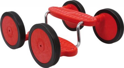 SMALL FOOT Step fun 4 roues acrobatiques rouge de 