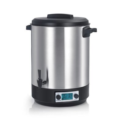 ROBBY St&eacute;rilisateur de bocaux &eacute;lectrique cuve inox avec ecran lcd, robinet et minuteur 45l 2500w
