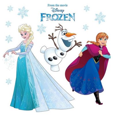 KOMAR Sticker Fen&ecirc;tre, 31cm x 31cm, Flocon Neige Congel&eacute;