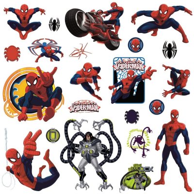 THEDECOFACTORY Stickers Repositionnables, Spiderman Marvel