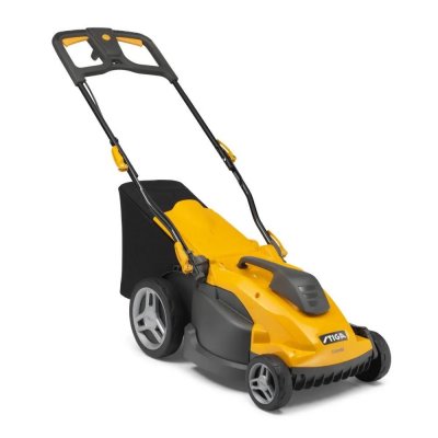 STIGA  Tondeuse &eacute;lectrique pouss&eacute;e - Combi 340c - 1600W - largeur coupe 38cm - bac 40L - jaune 
