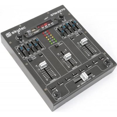 SKYTEC STM-2270 Table de mixage 4 canaux Bluetooth USB SD MP3 FX