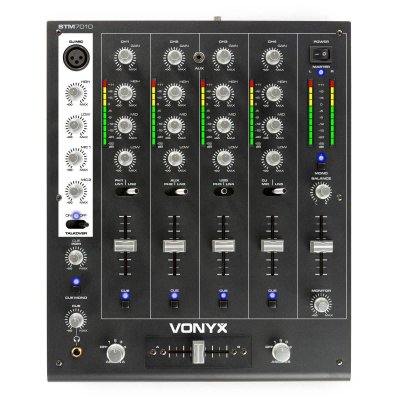 VONYX STM-7010 Table de mixage DJ 4 canaux USB MP3 EQ
