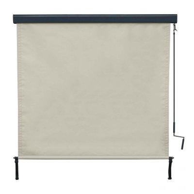 MENDLER Store enrouleur vertical HWC-F42, store ext&eacute;rieur 250x180 cm, cr&egrave;me-beige