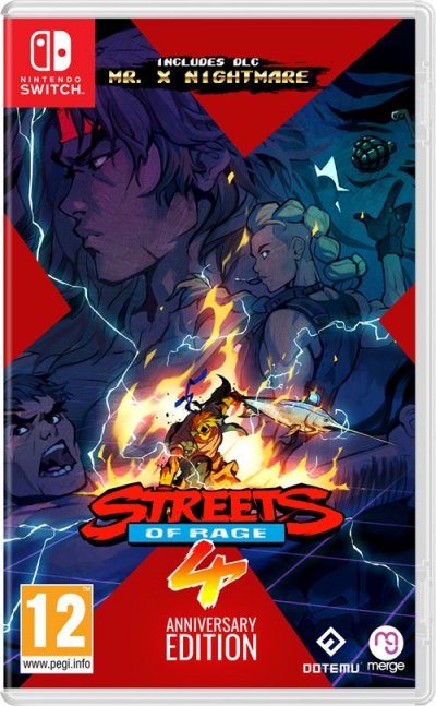 JUST FOR GAMES Streets of Rage 4 Anniversary Edition Nintendo Switch 