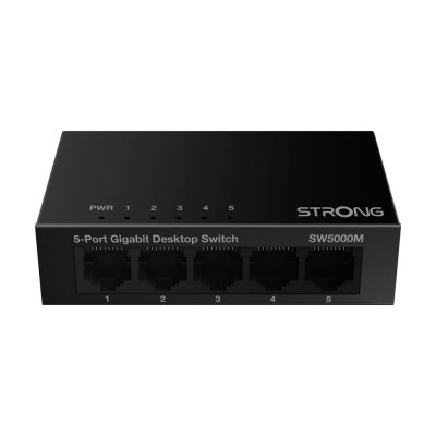 STRONG  SW5000M commutateur r&eacute;seau Gigabit Ethernet (10/100/1000) Noir
