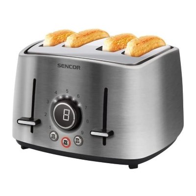 SENCOR STS 5070SS - Grille-pain - 4 tranche - 4 Emplacements - acier inoxydable 