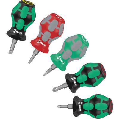 WERA Stubby Set 3 Jeu de tournevis 5 pi&egrave;ces A179762 - 