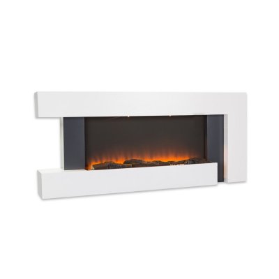 KLARSTEIN Studio light & fire 2 kamin 1000/2000w mdf fernbedienung weiss