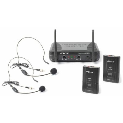 SKYTEC STWM712H set micro VHF sans fil 2 casques