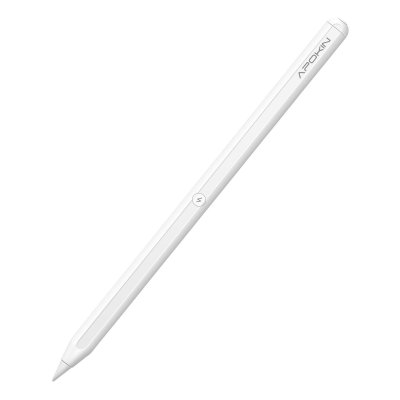 APOKIN Stylet Bluetooth pour iPad Pro Rejet de Paume Autonomie 9H et Charge Magn&eacute;tique  Blanc