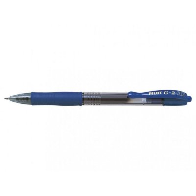 PILOT Stylo &agrave; bille  G2 - pointe large r&eacute;tractable - encre gel bleue