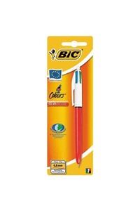 BIC Stylo bille 4 couleurs r&eacute;tractable pointe fine ORIGINAL FINE orange