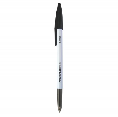PAPERMATE Stylo-bille &agrave; capuchon  pointe moyenne - 1 mm - encre noire