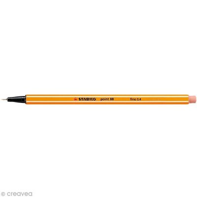 STABILO Stylo feutre pointe fine -  point 88 - 1 stylo-feutre - abricot