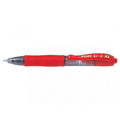 PILOT Stylo G-2 Pixie roller encre gel pointe moyenne rouge 