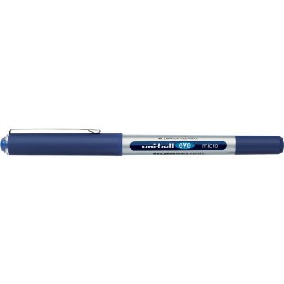 UNI BALL Stylo roller Uniball Eye Micro UB 150 - pointe m&eacute;tal - 0,2 mm - bleu