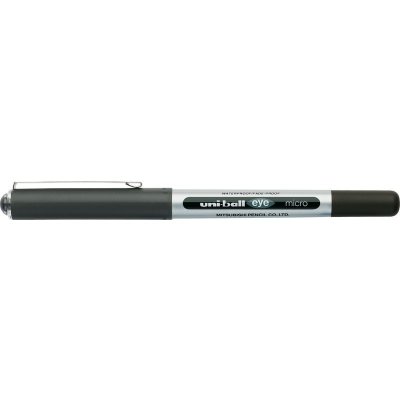 UNIBALL Stylo roller  Eye Micro UB 150 - pointe m&eacute;tal - 0,2 mm - noir