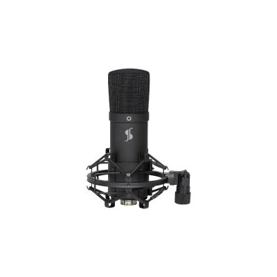 STAGG SUM45 SET - Pack microphone cardio&iuml;de USB (micro, stand, suspension, filtre anti-pop, c&acirc;ble USB)