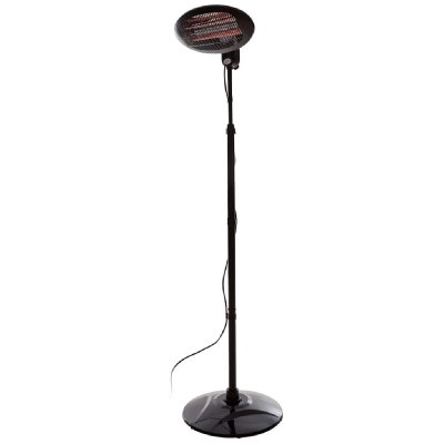 SUNRED  Chauffage de plancher Electra 2000 W Quartz Noir SMQ2000A
