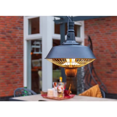 SUNRED  chauffage suspendu 2100 w halog&egrave;ne noir rsh16