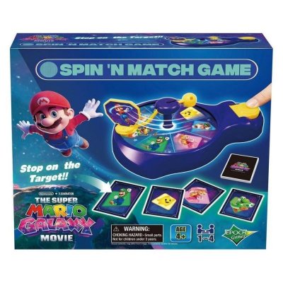 EPOCH GAMES Super Mario Jeu De Soci&eacute;t&eacute; The Bros Movie 2 Challenge Roulette 7639